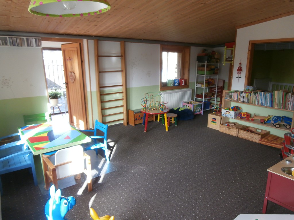 Blick in die geräumige Kinderstube.